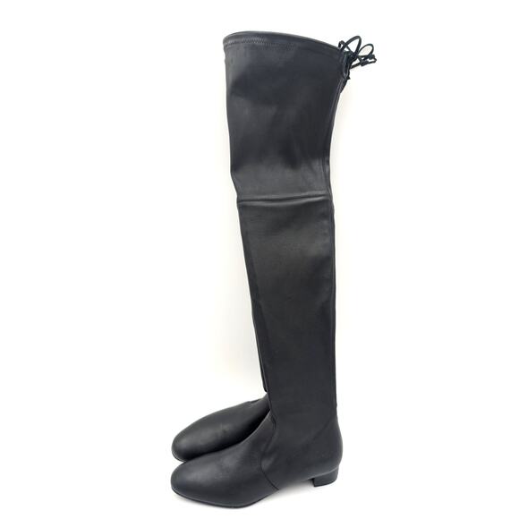Stuart Weitzman Lowland Over the Knee Boots Women's Black Size US4.5 EU35 - Picture 1 of 12
